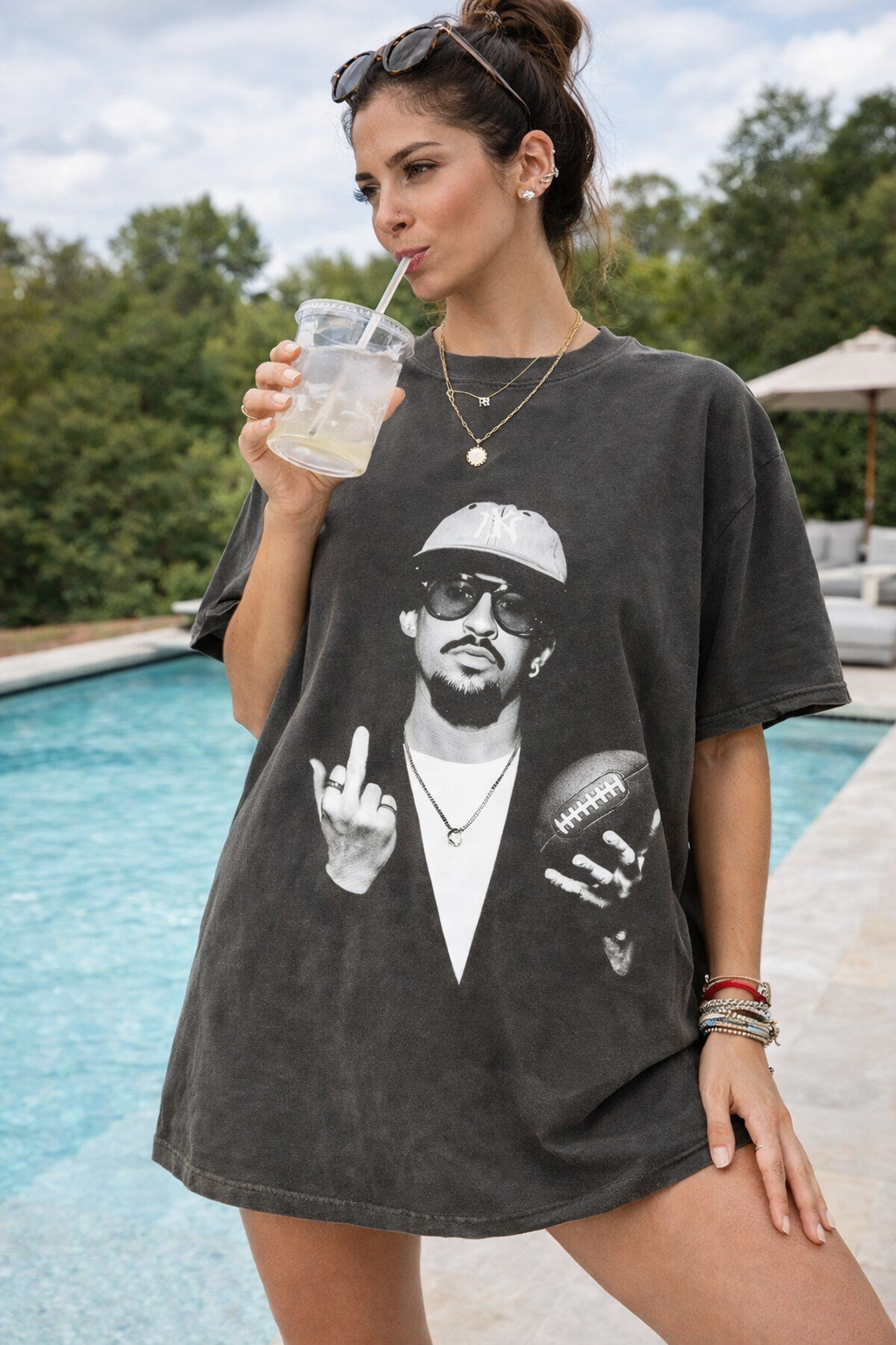 Football Graphic Tee • Bad Benito Inspired Shirt • 2026 Bowl Halftime Show Tee